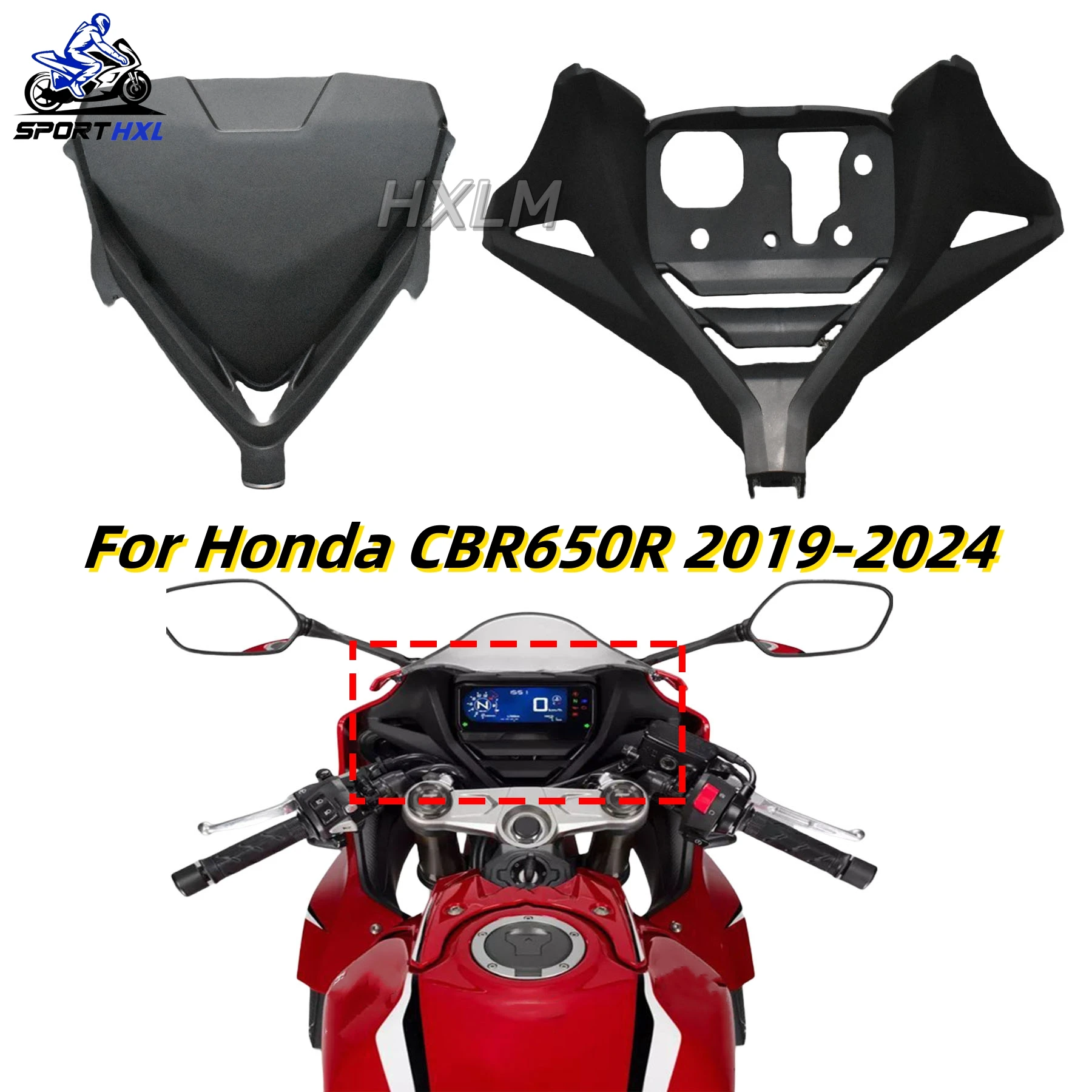 

Fit For Honda CB650R CBR650R 2019-2023 Gas Tank Cover Guard Protection CB CBR 650R Motorcycle Accessories Front Oil Tank Cover