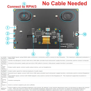 Raspberry Pi 5 10.1 inches IPS LCD Touch Screen 10.1 8 Main Sales Display Ford Panel - №3