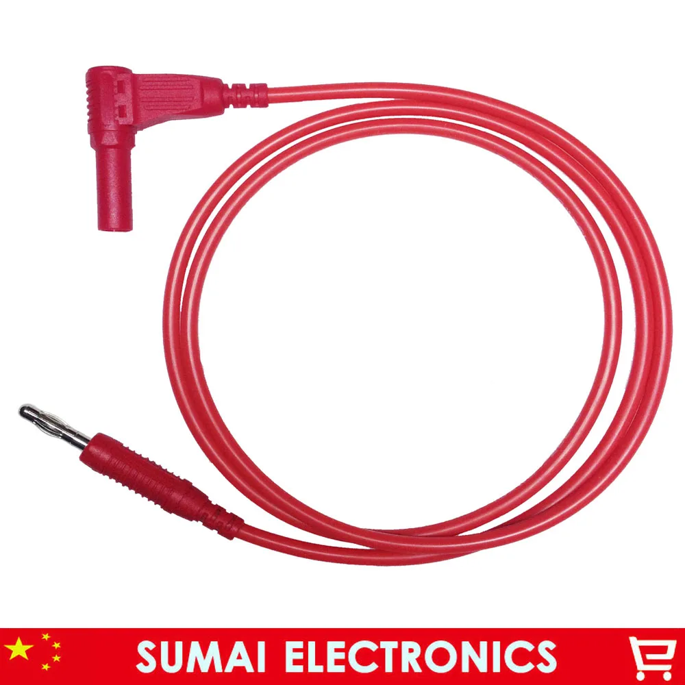 Silicone cable with male to male 4mm banana plug,13 AWG silicone test leads,CATIII 1KV/32A