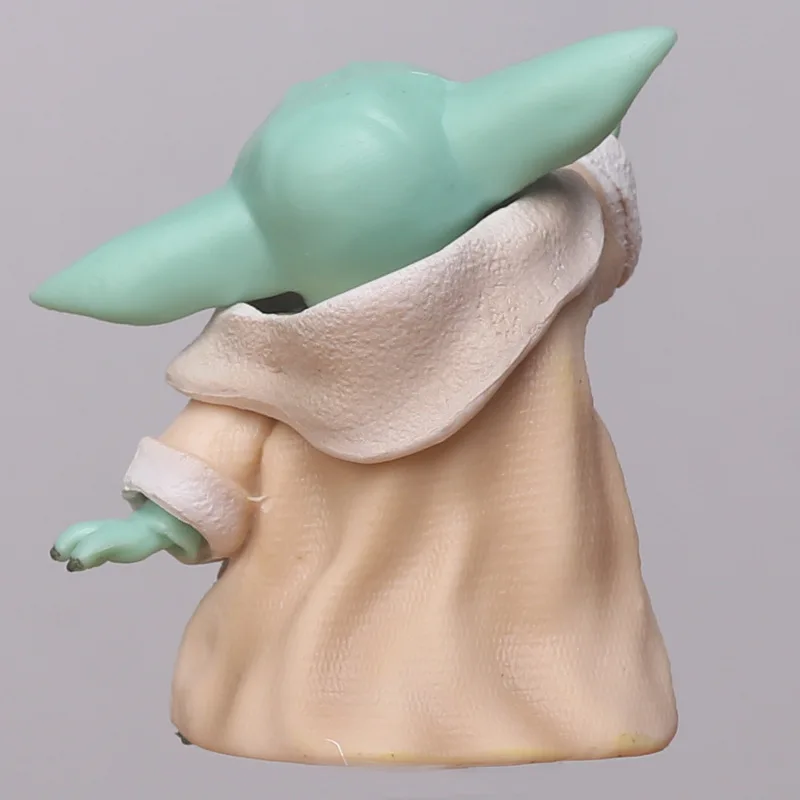 Star War 8cm Baby Yoda Grogu PVC Action Figure Anime Figures Collection Ornament Doll Mini Toy Model Prop For Children Gifts