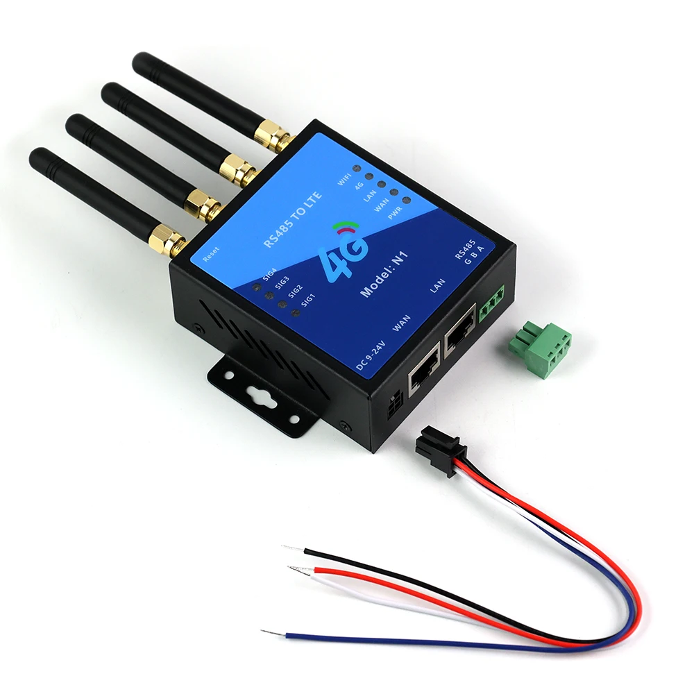 Industrial 4g/LTE Router 4G High Industrial-Grade Wireless VPN Router with Sim and Antenna
