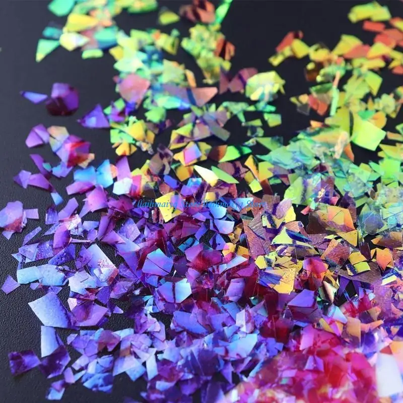 

573B Irregular Sequins 6-Grid Art Glitters Flakes Manicure Decoration