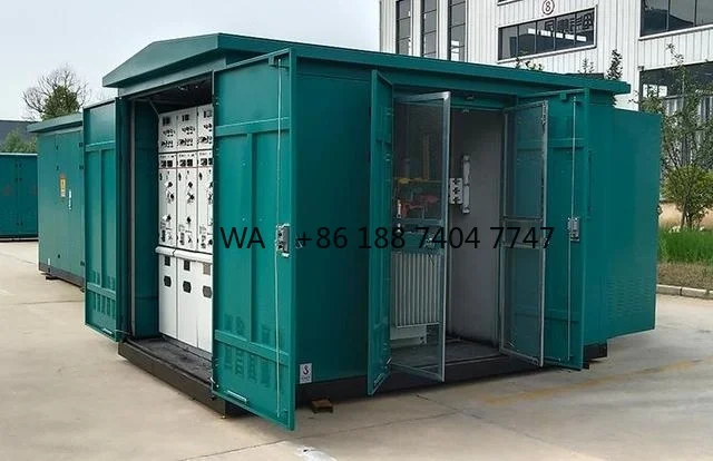 10kv Three-Phase Prefabricated Substation with 50Hz Frequency for MV&HV Transformers