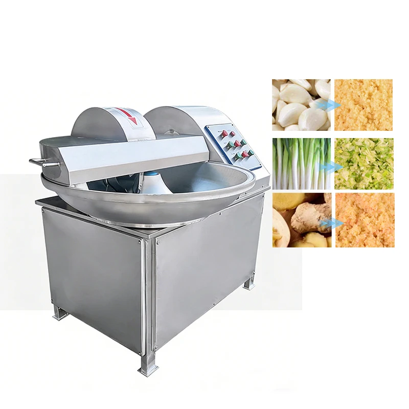 Quick Chopping Meat Bowl Cutter Machine For Food Workshop Batch Meat Stuffing And Meatball Raw Material Prep