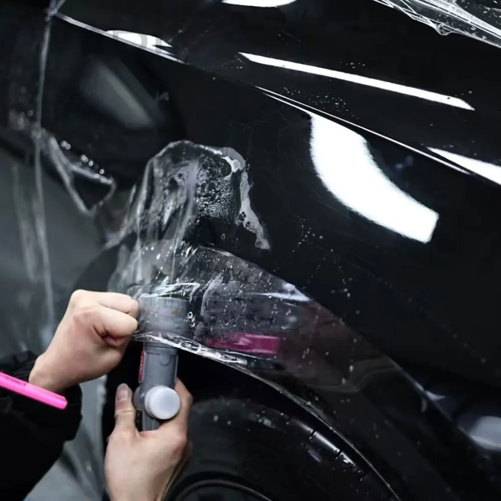 TPU PPF parachoques de coche PPF película protectora de pintura de coche transparente antiarañazos envoltura de carrocería de coche TPU accesorios exteriores de faros de coche