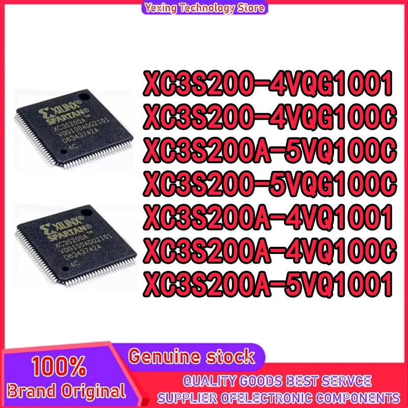 XC3S200-4VQG100I XC3S200-4VQG100C XC3S200-5VQG100C XC3S200A-4VQ100I XC3S200A-4VQ100C XC3S200A-5VQ100I XC3S200A-5VQ100C IC Chip