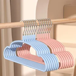 10pcs New Baby Clothes Racks Portable Simple Towel Display Scarfs Hangers Windproof Children Coats Hanger Clothing Organizer