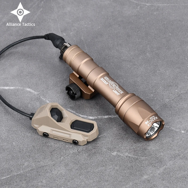 

Surefir M300 M600 Flashlight With AXON Dual Function Remote Pressure Switch Fit 20mm Rail Hunting Tactical Airsoft Light