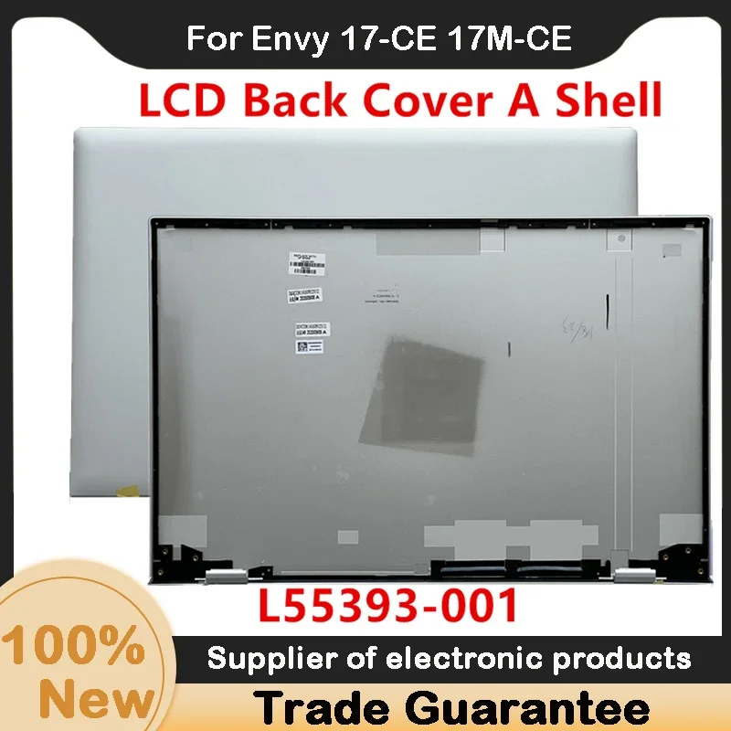 

New For HP Envy 17-CE 17M-CE 17M-CE1013DX TPN-W145 Rear Lid Top LCD Back Cover A Shell Silver L55393-001