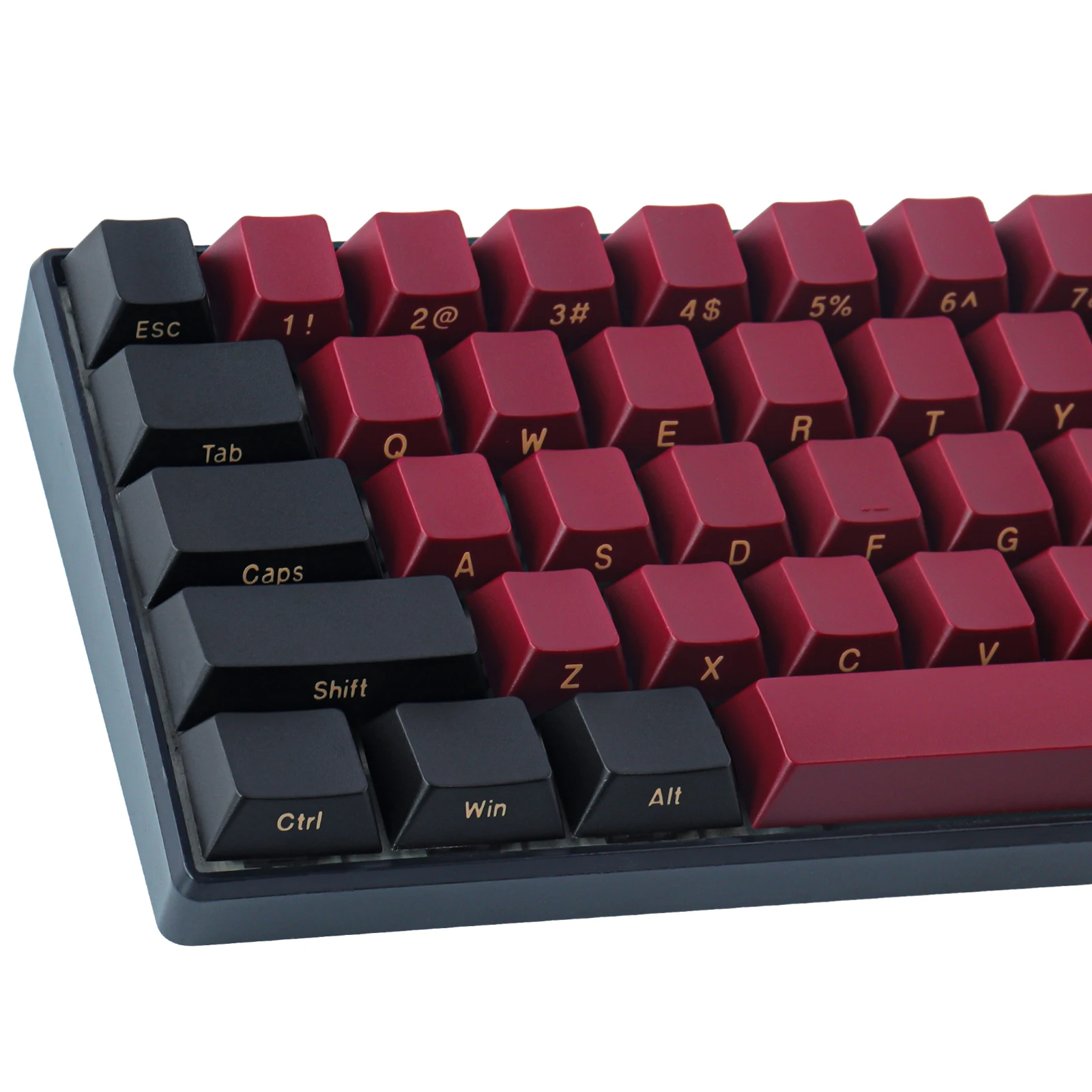 Red Knight side engraving Keycap PBT Cherry Profile DYE-Sublimation 147 keys for Mechanical Keyboard Keycaps