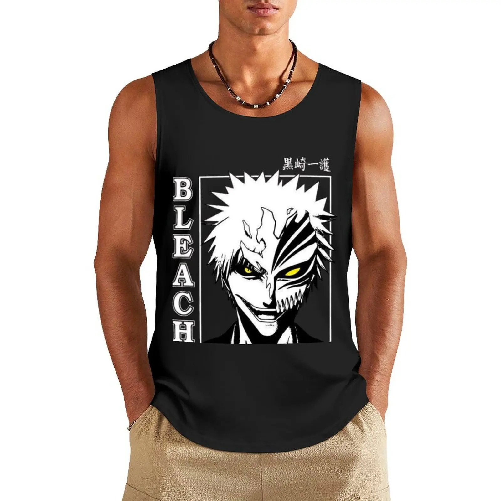 

Ichigo bankai Tank Top t shirts gym clothing singlet for men