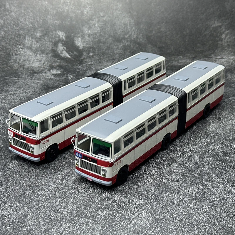 1/64 Beijing Bus Model Jinghua BK662 Articulated Bus 406 and 110 Alloy Bus Model Toy