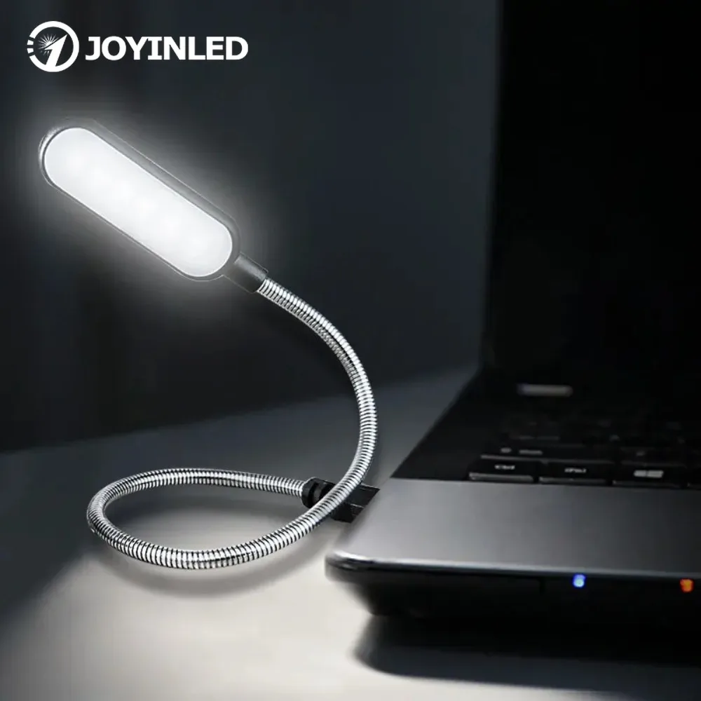 

JOYINLED Portable USB LED Mini Book Light Reading Light Table Lamp Flexible USB Lamp for Power Bank Laptop Notebook PC Computer