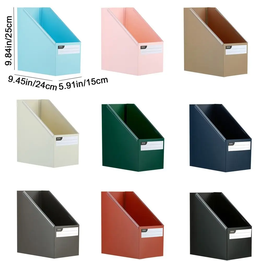 Plastic Foldable Book Storage Box Large Capacity Waterproof Book Sorting Storage Box A4 Desktop Book Storage Box Home