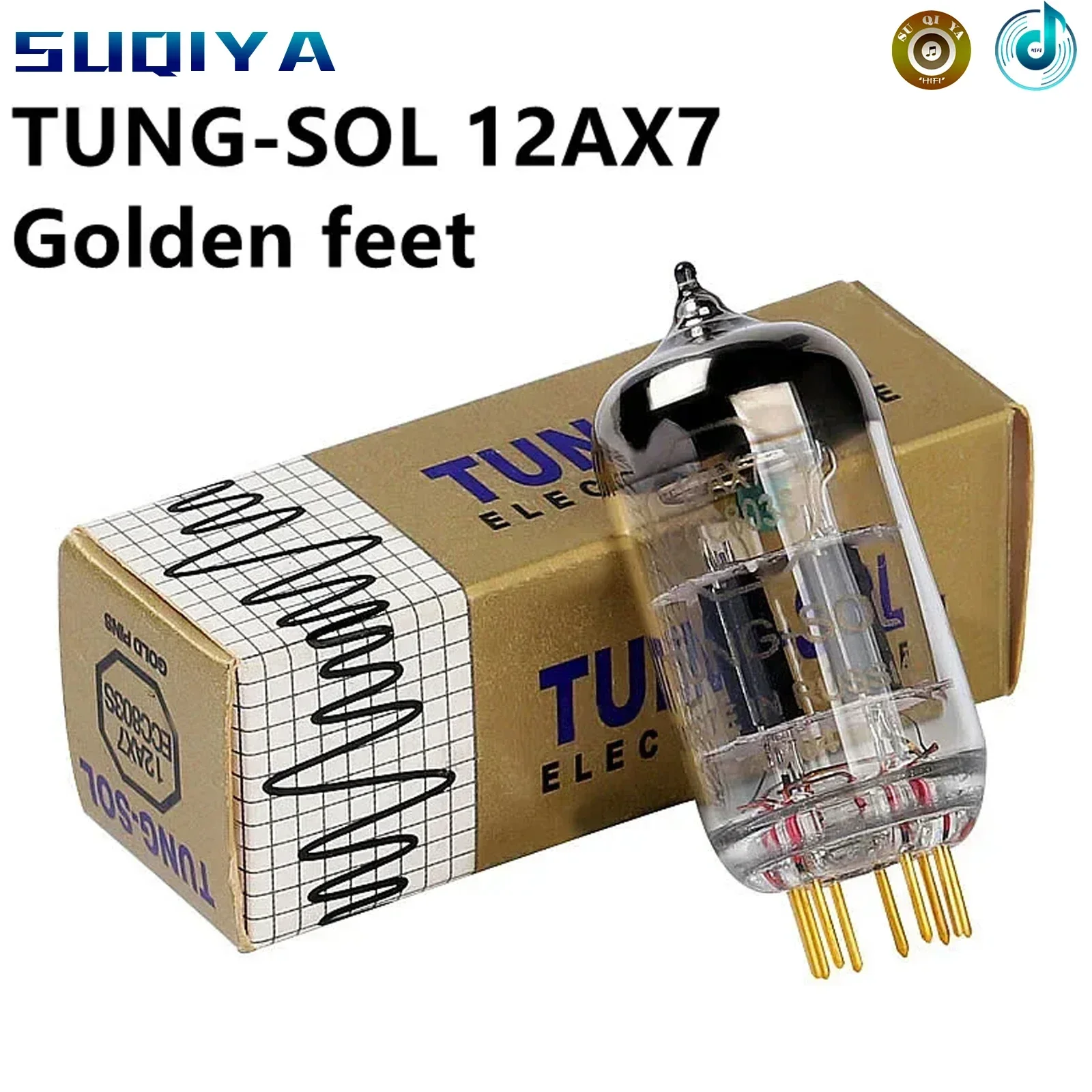Russe Tissot TUNG-SOL 12AX7 remplace ECC83 12AX7-B ECC803S 6N4 or aiguille Tube jumelé amplificateur à Tube amplificateur Audio HIFI