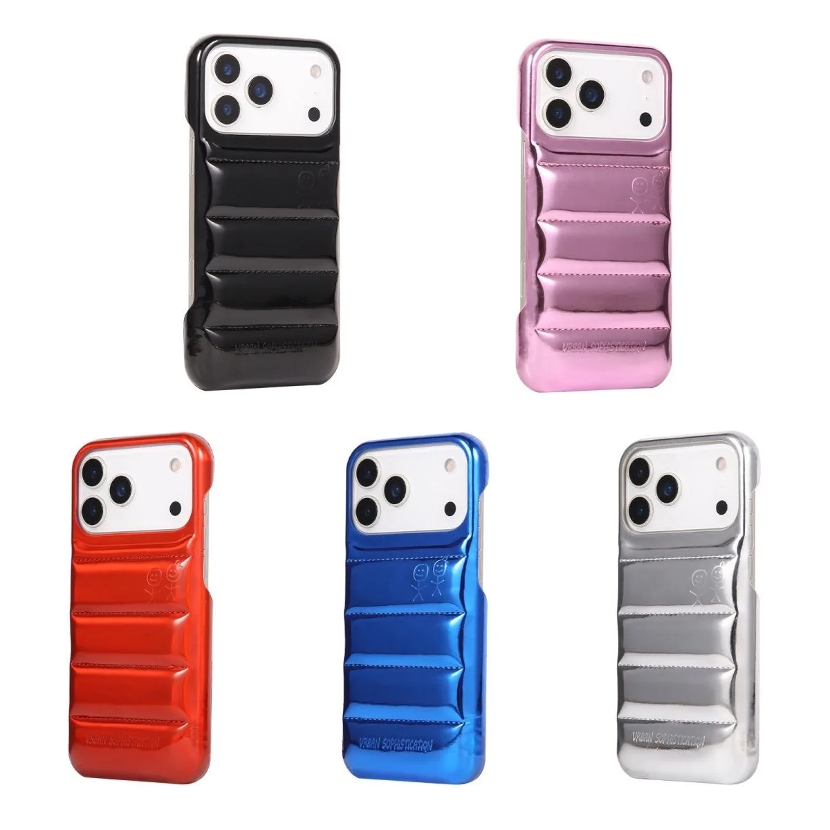 

Creative European American Streetwear Down Jacket Designs Case For iPhone17Pro Max 16 15 14 13 12 Pro Max Funny glossy Cover