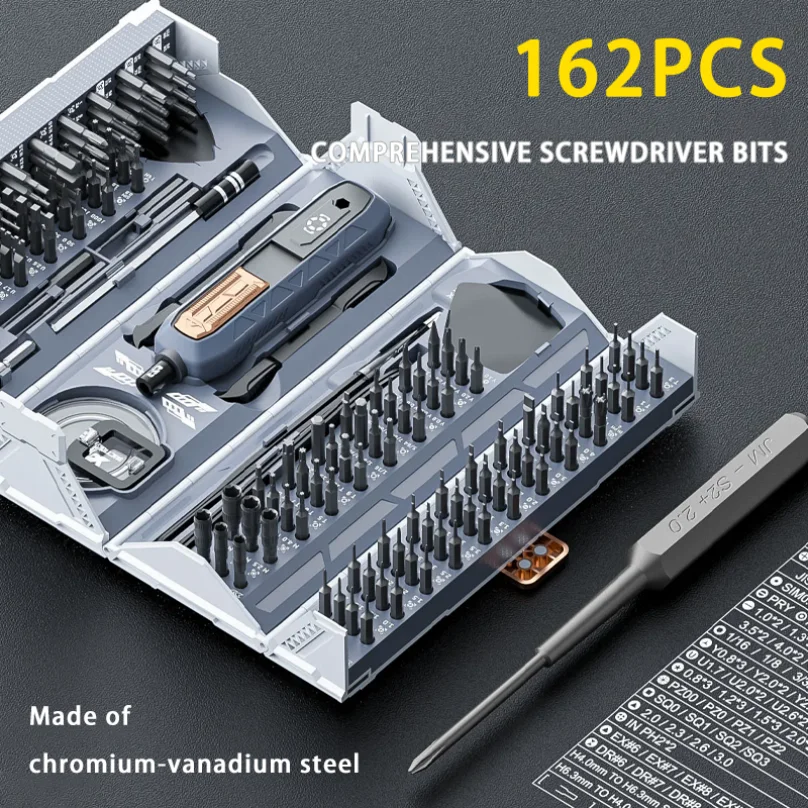 

180-piece precision screwdriver tool set for repairing mobile phones, computers, tablets and glasses