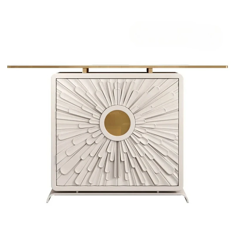 

Легкая роскошная входная платформа. Современный простой входной входной шкаф. Входной проход. Платформа с видом на конце.