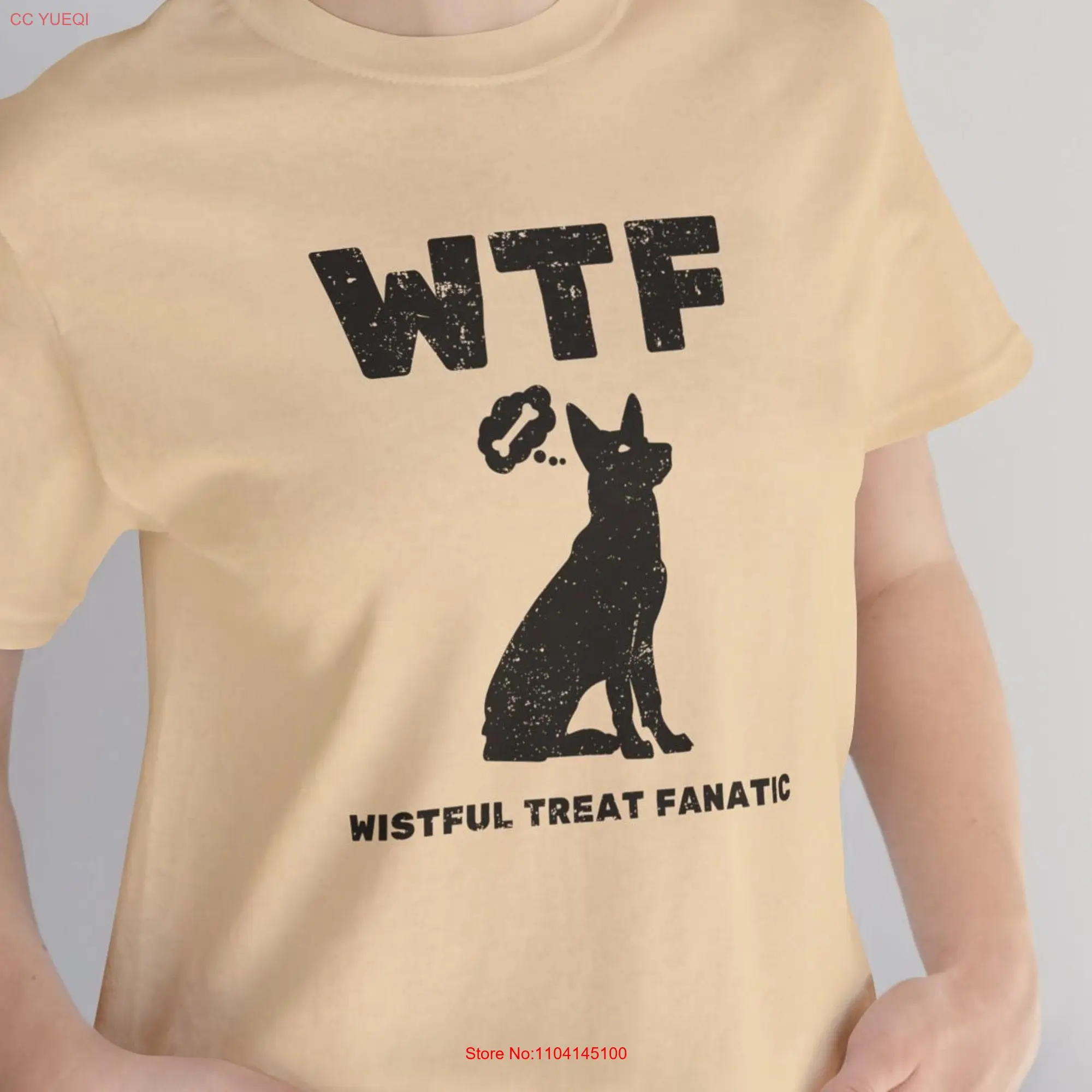 WTF Wistful Treat Fanatic Acronym Funny Dog T shirt Love My Trainers Lover Trendy Jersey  long or short sleeves