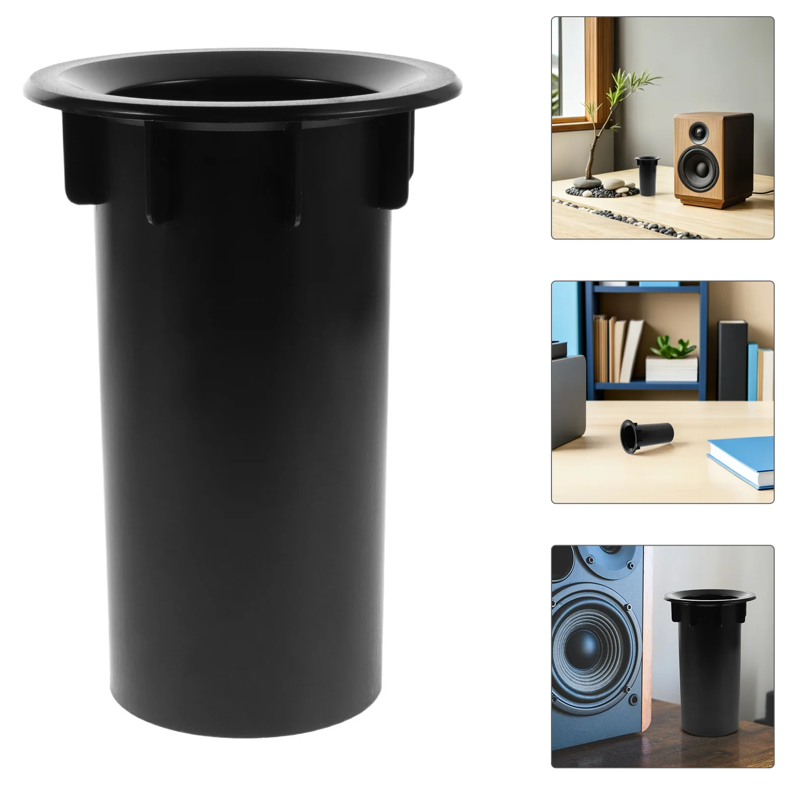 

2pcs Speaker Box Air Port Tube 85×150Mm Bass Reflex Subwoofer Sound Guide For Professional Audio Outdoor Gatherings Plastic