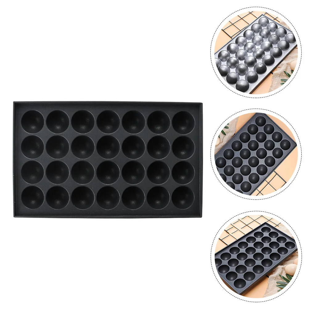 

1Pcs No-Stick Aluminum Baking Tray Takoyaki Mold Smooth Surface Safe Lightweight Fish Balls Eggs Cooking Takoyaki Pan