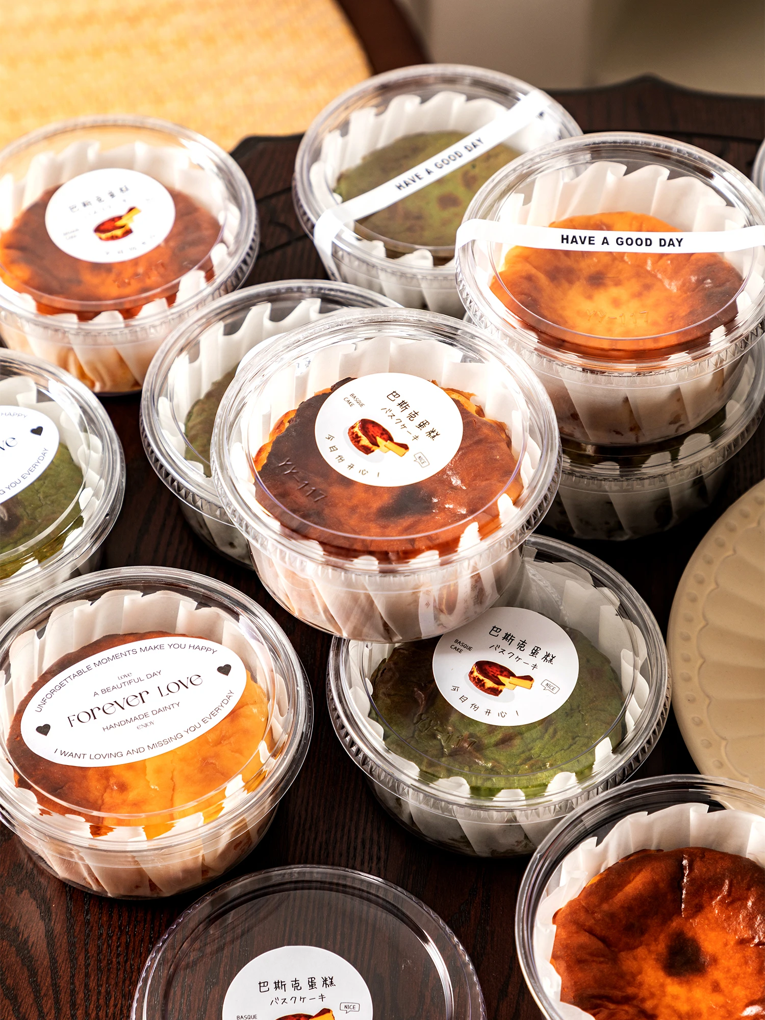 4 Inch Basque Cake Packaging Box 6 Inch Basque Cheese Baking Dessert Packaging Box No Need to Fold Baking DIY Kitchen Tools