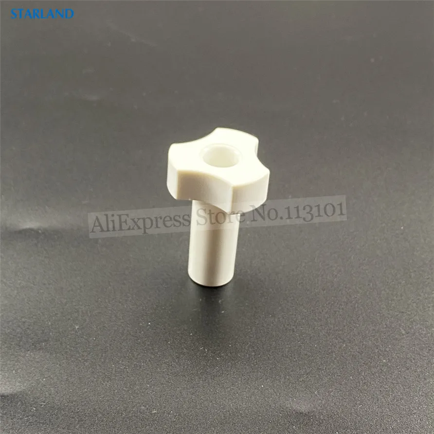 قطع غيار المسمار المكسرات اللون الأبيض لآلة الآيس كريم لينة ، 2 قصيرة و 2 مسامير الربط طويلة ، M8 استبدال نوع ، 4 في 1