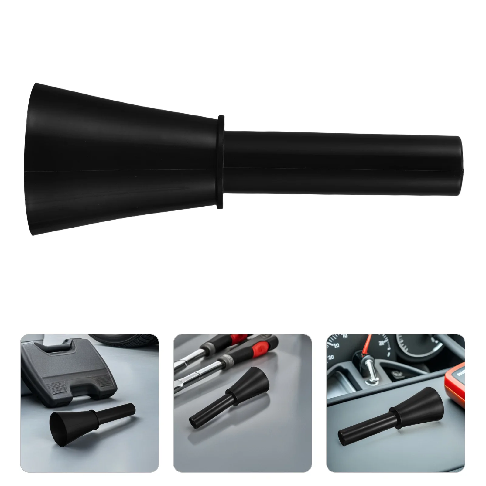 2 قطعة قمع الوقود للتزود بالوقود ارتفاع درجة الحرارة مقاومة المضادة للتدفق الخلفي العالمي سيارة دراجة نارية محرك السيارات أداة #1