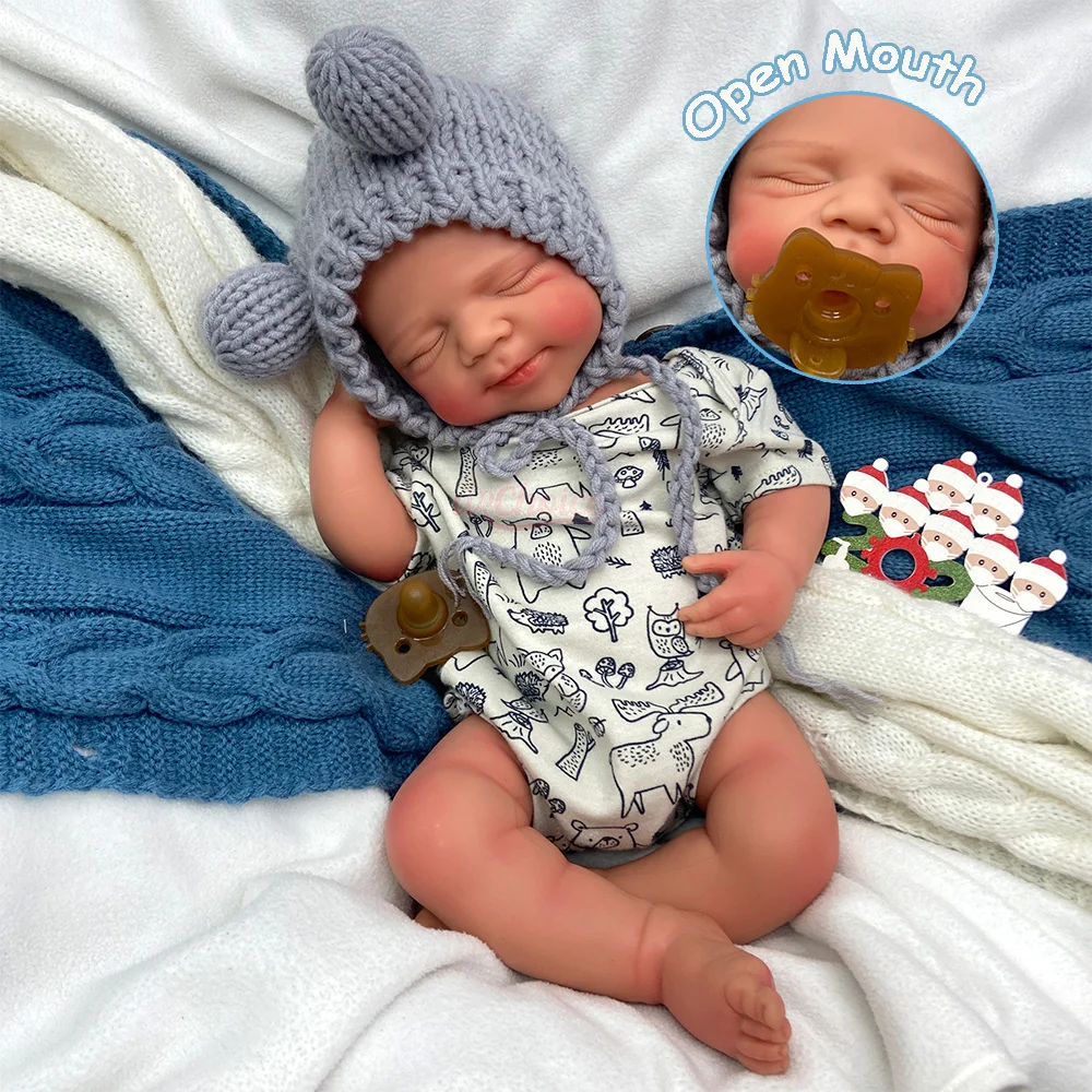 20inch Pascale with Pacifier Soft Anatomically Correct Silicone Baby Doll Lifelike Boy/girl Reborn Dolls for Anxiety Relief