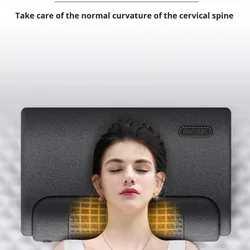 Electric Pillow Neck Shoulder Repair special neck pillow Improve sleep cervical pillow Heated massage traction cylindrical pillo