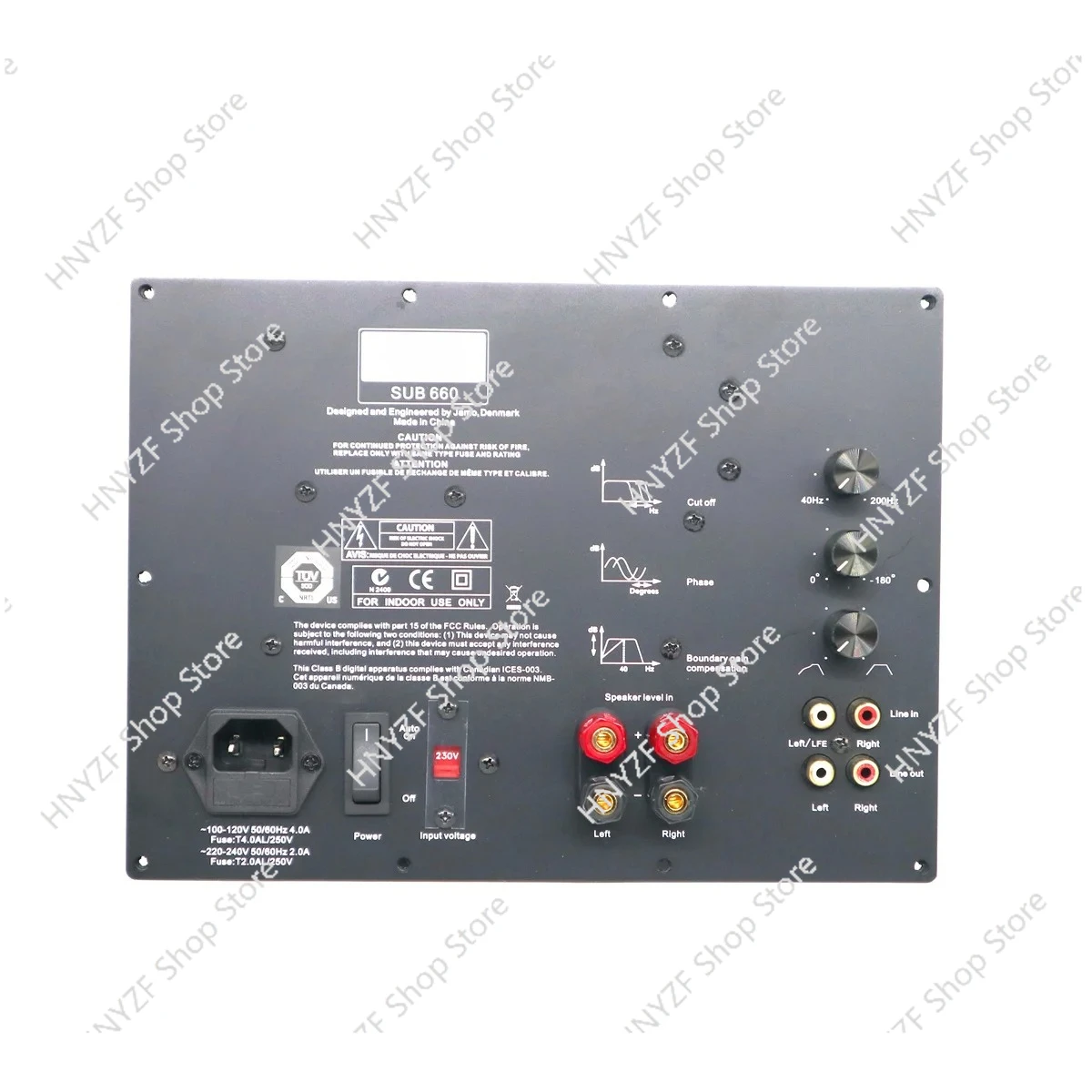 Placa de subwoofer SUB 660 para fuente de alimentación conmutada digital Jamo, placa amplificadora de subwoofer de sobrepeso de 220V SUB660