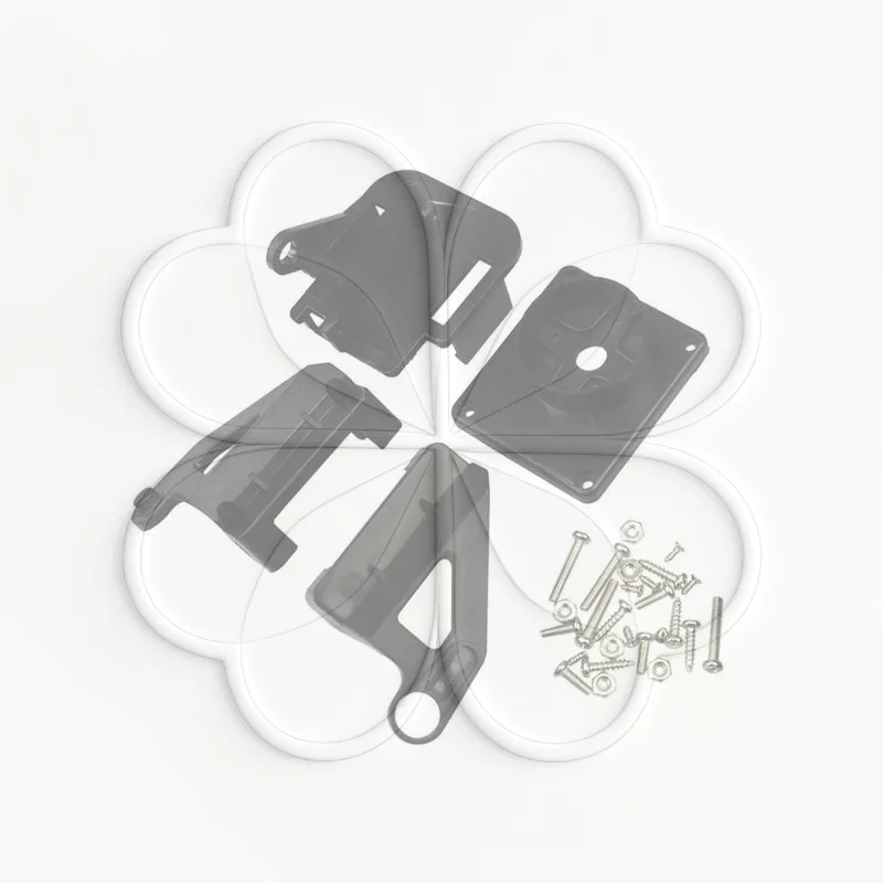 1 Set RC Plane Parts Steering Gear Pan Tilt SG90 MG90s 9g PTZ Smart Car Camera Mount Accessories