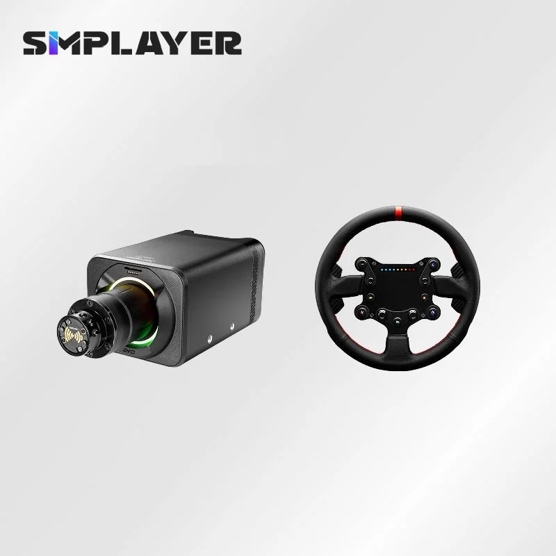 

Simplayer Simagic Alpha Evo Pro 9Nm 12Nm 18Nm Direct Drive Wheel Base + 300mm 290mm /11.8" GT NEO Steering Wheel with 2 Clutch P