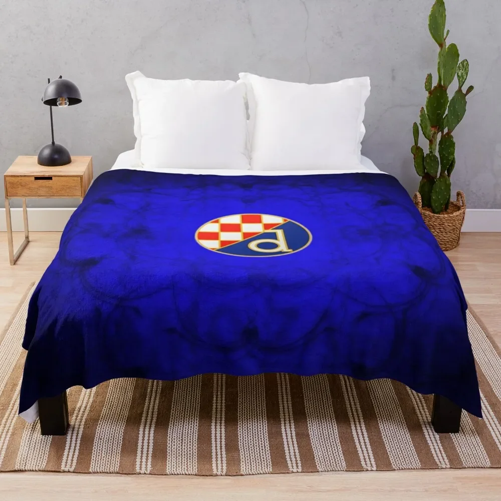 GNK Dinamo Zagreb Throw Blanket Stylish Couch Blanket for Home Living Room