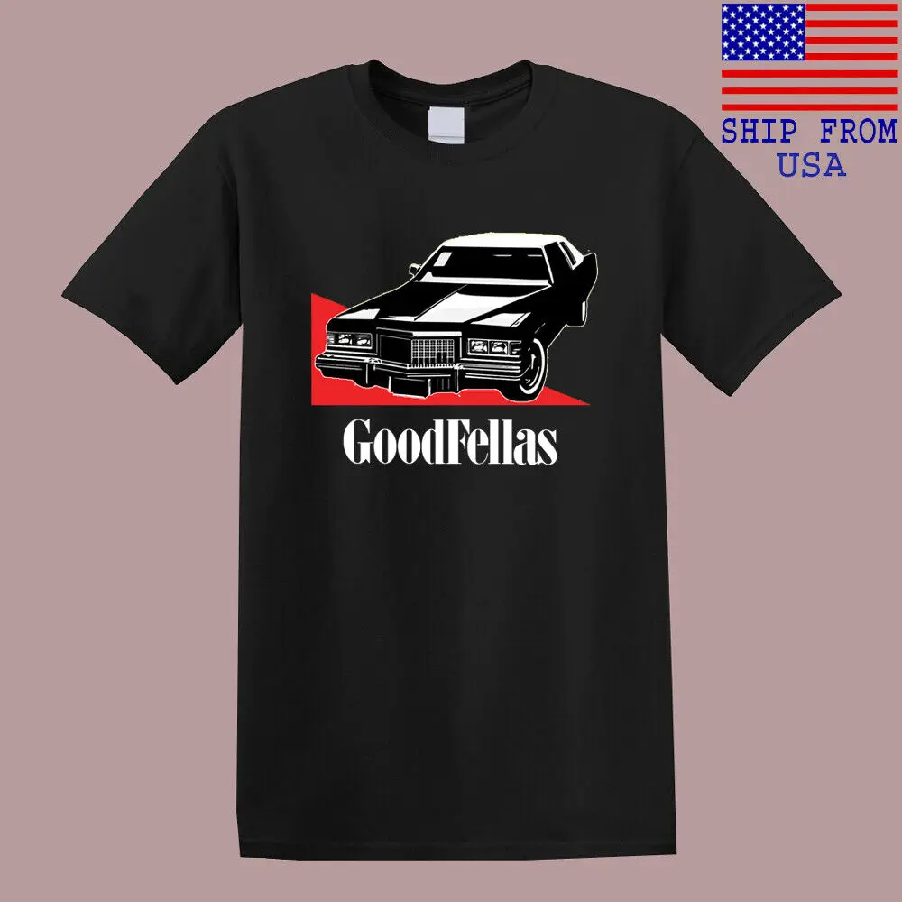 Goodfellas Mafia Car Movie Men's Black T-Shirt Size S-5XL