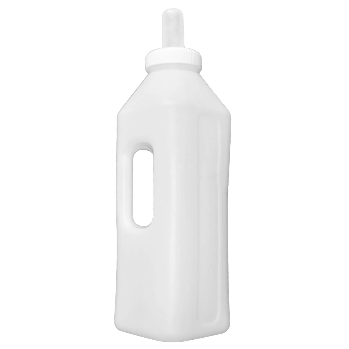 

4 Pcs Calf Sheep Bottle 3L Capacity H Bottle Soft Silicone Nipples Cover Replacement phaned Lamb