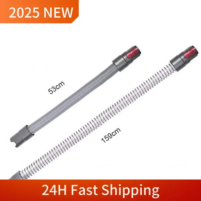 Vacuum Brush Attachment For Dyson V7 V8 V10 V11 V15, Soft Brush Cleaning Tool With Extension Hose And Trigger Lock Easy Install