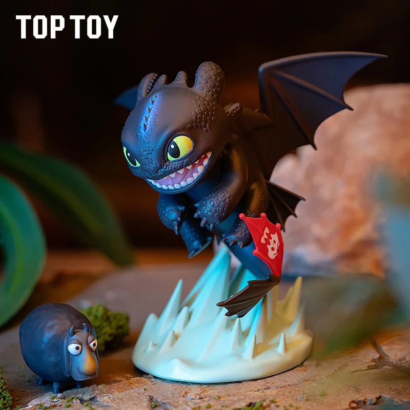 

TOPTOY Your Dragon Series Blind Box Cute Toothless Figures Desktop Ornament Model Doll Mystery Box Surprise Toy Gift Collectible