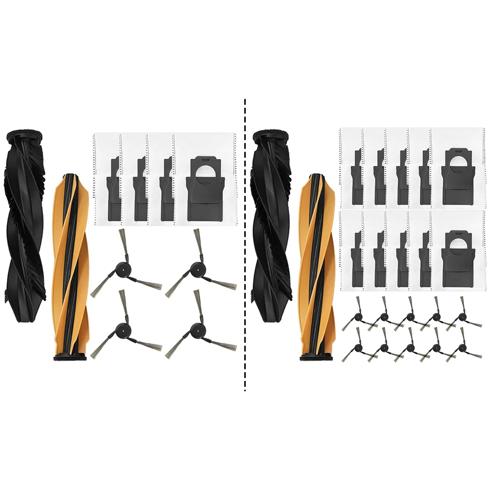 Vacuum Cleaner Main Brush Dust Bag Side Brushes Kit For MOVA Z60 Ultra Roller Complete Robot Vacuum And Mop Vacuum Cleaner Parts