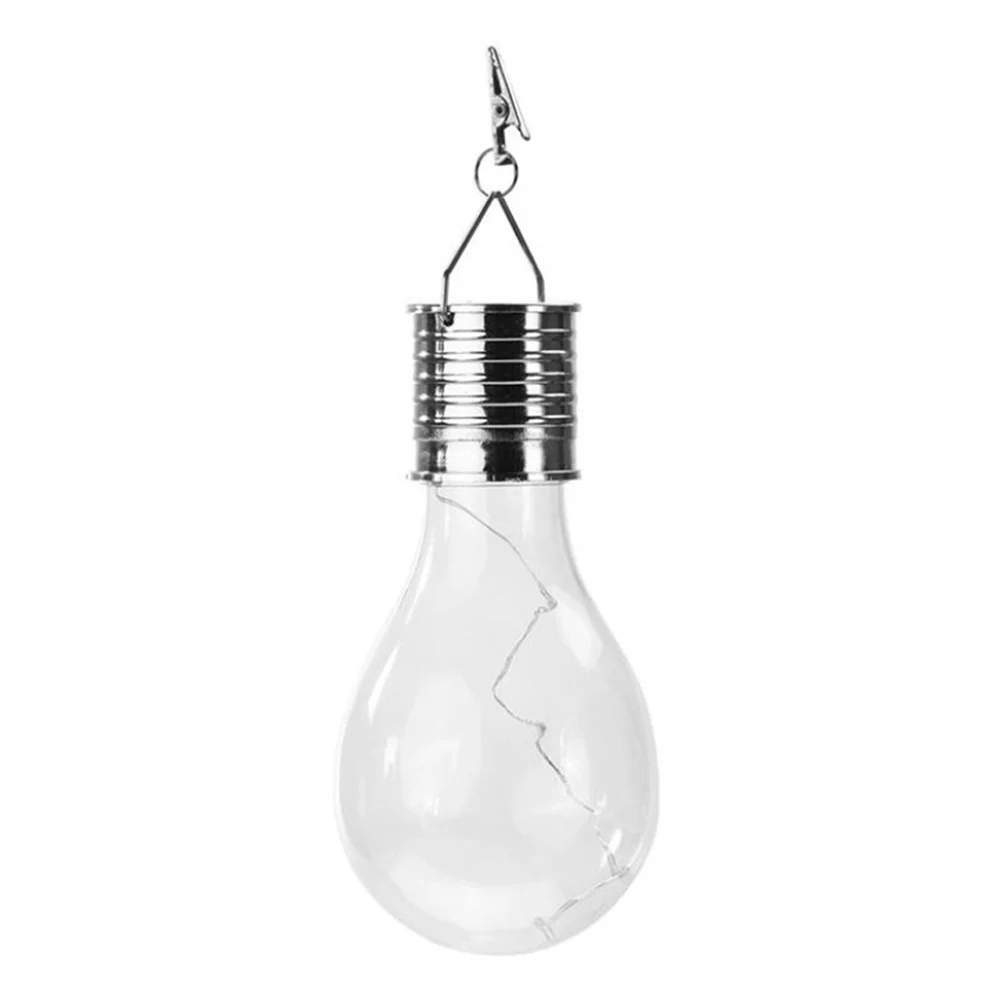 

2pcs Solar Copper Wire Light Eco Friendly LED Bulb Chandelier Outdoor Hanging Lamp Low Install Decorative Garden