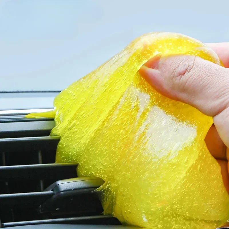 2PCS 160G Super Dust Clean Clay Dust Keyboard Cleaner Slime Toys Cleaning Gel Car Gel Mud Putty Kit USB for Laptop Cleanser Glue