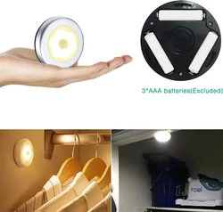Xiaomi-Pirモーションセンサー付きナイトライト,ワイヤレスLEDバッテリー付きポータブル磁気ランプ,寝室,キッチン,キャビネット照明