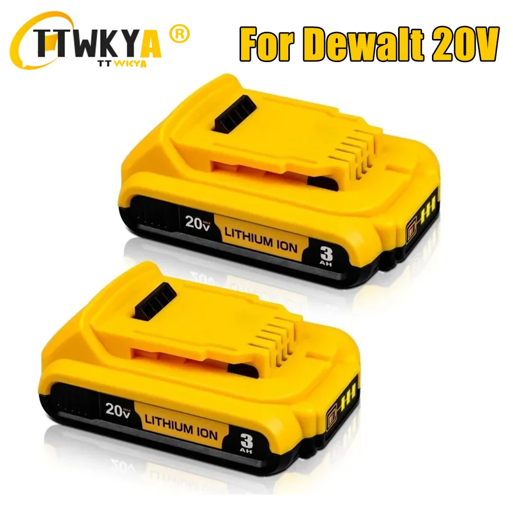 DCB203 Li-ion Battery 18Volt 20V 3.0Ah For Dewalt Max Tools DCB205 DCB206 DCB204 DCB200 DCB182 DCB180 DCB230 DCD DCF DCG Series