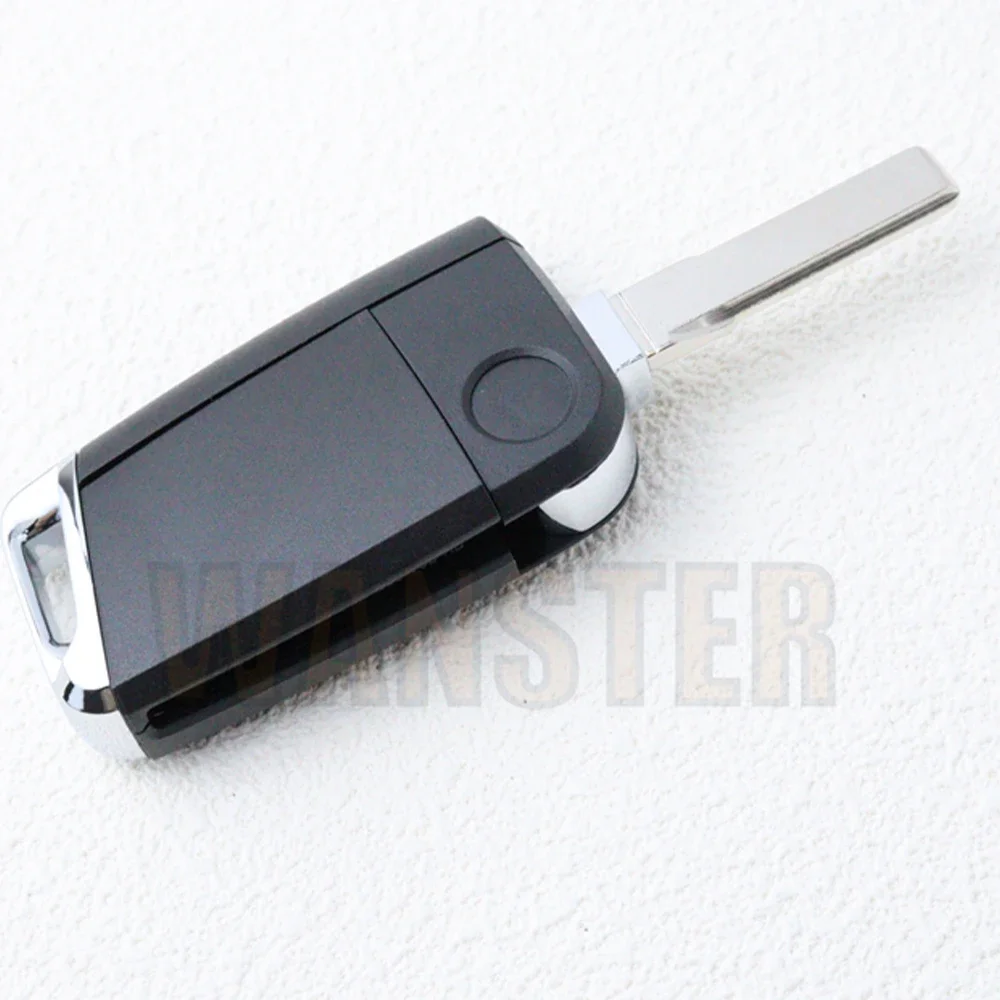 4 3 Bottons Car Key Fob custodia Shell per VW Volkswagen Golf MK7 Tiguan GTI Car Flip chiave a distanza pieghevole MQB48