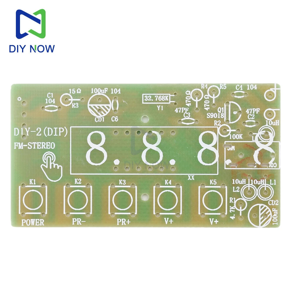 DIY Radio Module Kit 87-108MHz AM/FM Medium Wave FM Dual-Band Stereo Digital Tuner DC 5V Headphone Radio Module TYPE-C