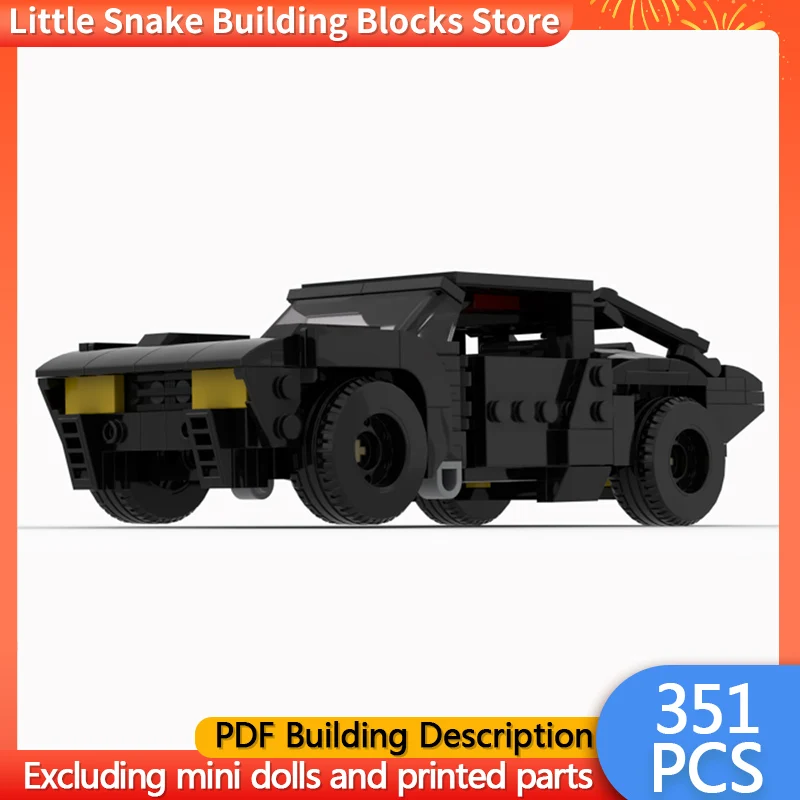 Popular Movie City Car Model MOC Building Bricks Battle Vehicle Modular Technology Gifts Holiday Assemble Children Toys Suit