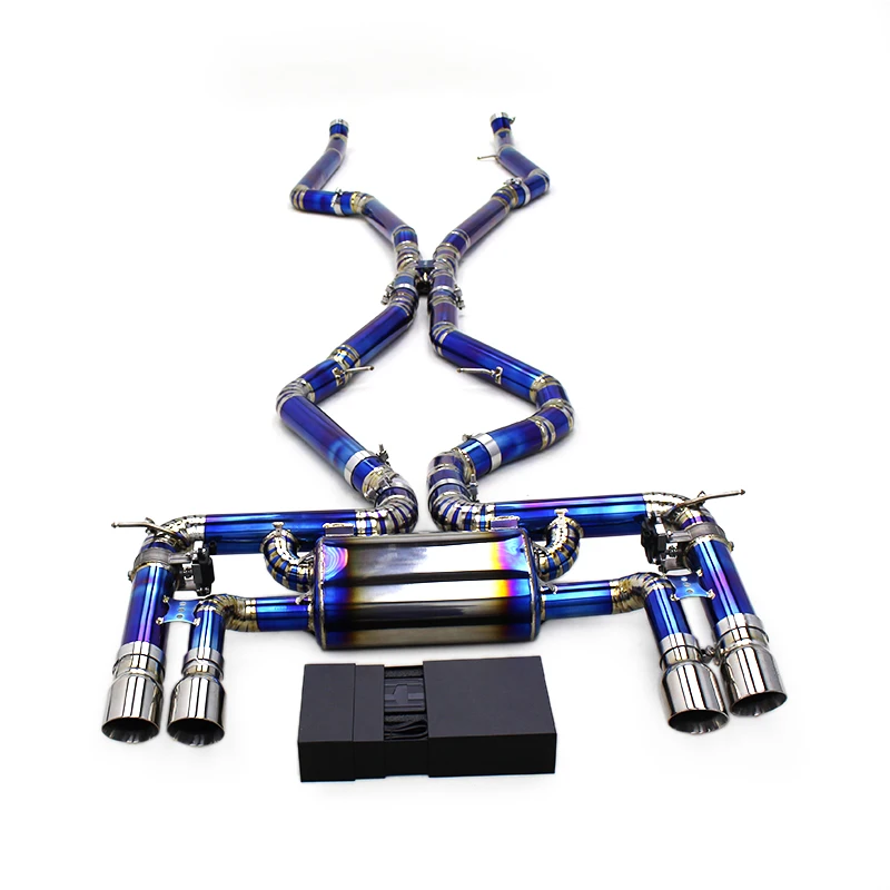 

OBM Factory Titanium Catback Exhaust For BMW X5M/X6M F85/F86 4.4TT 2015-2019 Escape Exhaust Valvetronic Muffler Exhaust Pipes