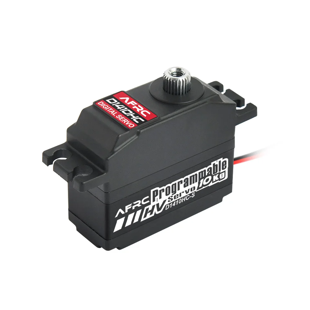 AFRC D1410HC-S 26g โปรแกรม Coreless Servo 10 กก.ไทเทเนียมเกียร์สําหรับ 450 500 เฮลิคอปเตอร์เครื่องบิน rc อุปกรณ์เสริมอัพเกรด