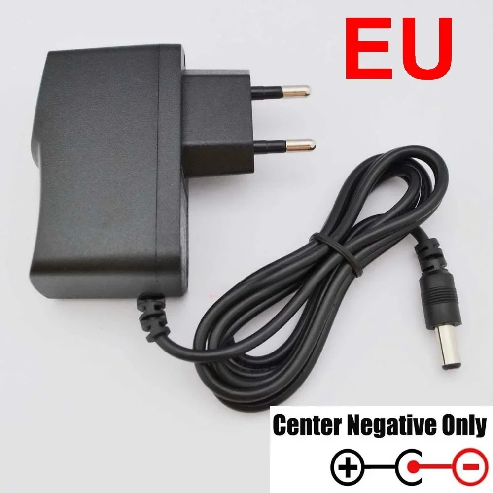 

AC 100V-240V to DC 9V 1A Power Adapter Guitar Effect Pedal Reverse Polarity Compatible Adapter for Electronic Devices