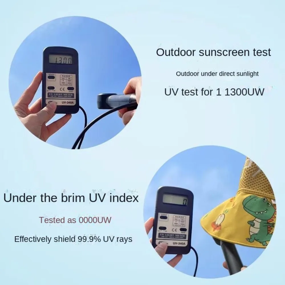 

Прекрасная детская панама с защитой от УФ-лучей, широкими полями, дышащая, летняя, с открытым верхом, удобная пляжная кепка для улицы